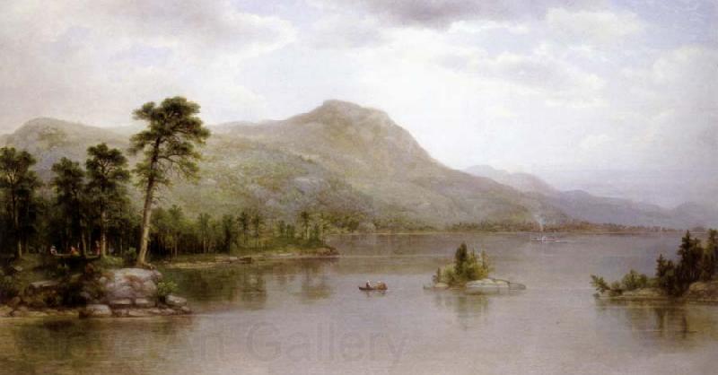 Asher Brown Durand Black Mountain,From the harbor island,Lake George